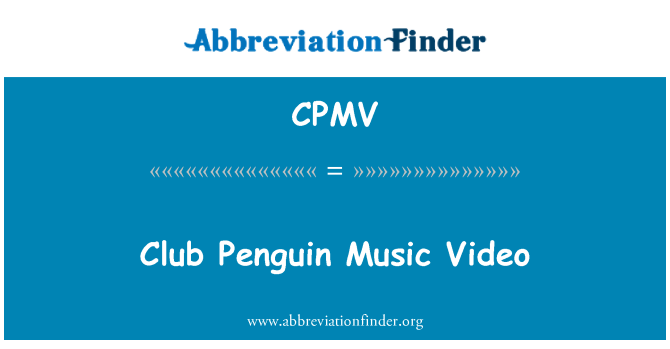 CPMV: Club Penguin musikvideo