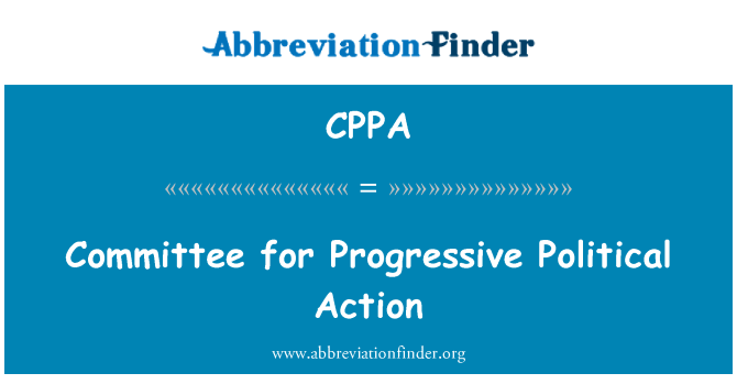 CPPA: Ausschuss für die Progressive politische Aktion