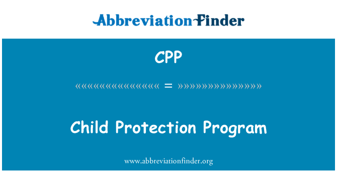 CPP: برنامج حماية الطفل