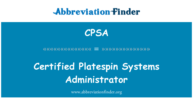 CPSA: Ardystiwyd gweinyddwr systemau Platespin