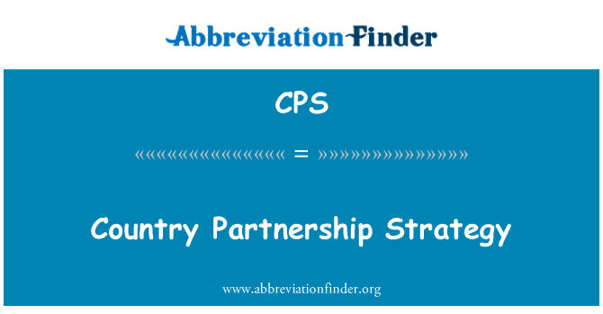 CPS: Land partnerskabsstrategi