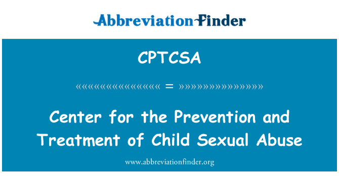 CPTCSA: Centrum för förebyggande och behandling av sexuella övergrepp mot barn