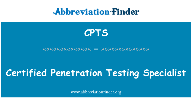 CPTS: Certifikované Penetrační testování specialista