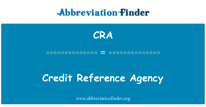 CRA: Platební Reference agentura