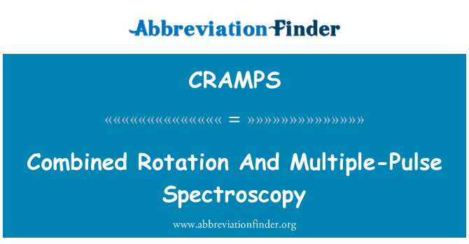 CRAMPS: Rotación combinada y espectroscopía de pulsos múltiples