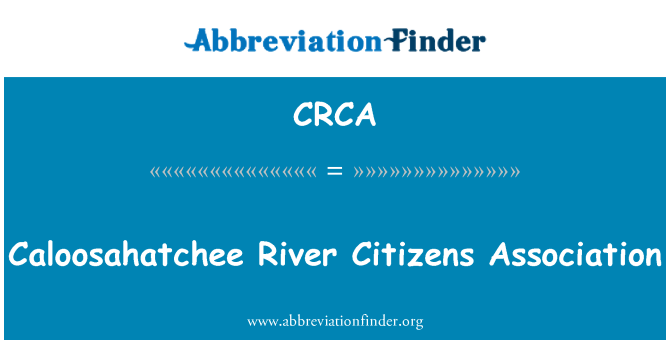CRCA: Caloosahatchee River sitwayen asosyasyon