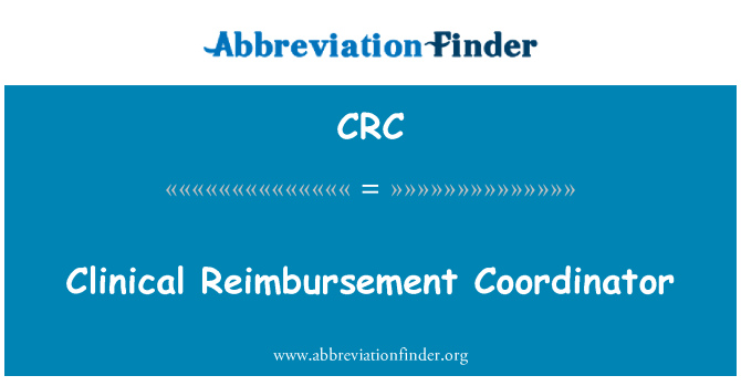 CRC: Koordinátor klinické úhrady