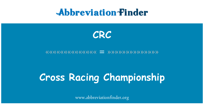 CRC: Cross Racing Championship