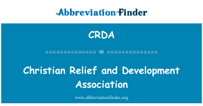 CRDA: Hıristiyan yardım ve Kalkınma Derneği