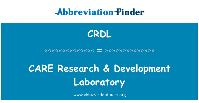 CRDL: 護理研究 & 開發實驗室