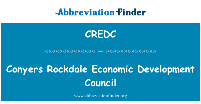 CREDC: Tal-Kunsill ta ' l-iżvilupp ekonomiku Conyers Rockdale