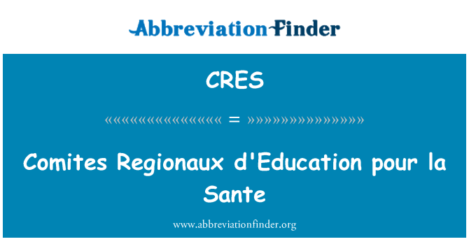 CRES: کاوماٹیس ریگاوناء d'Education لا سنتی ڈالیں ۔