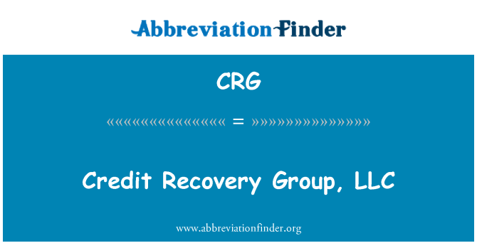 CRG: Kredit Recovery Group, LLC