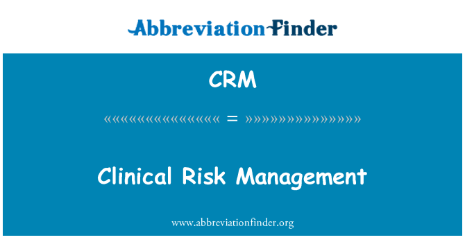CRM: Pran/seye chans nan klinik Gestion