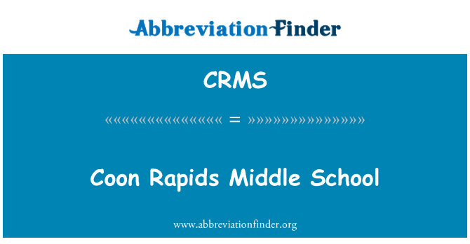 CRMS: Scuola media Coon Rapids