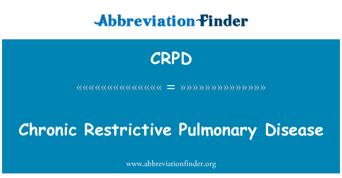 CRPD: Malaltia pulmonar crònica restrictives