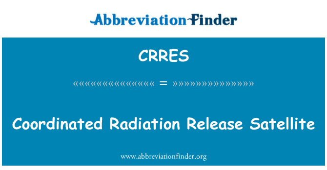 CRRES: Radiación coordinada lanzamiento satélite