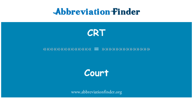 CRT: Sodišče