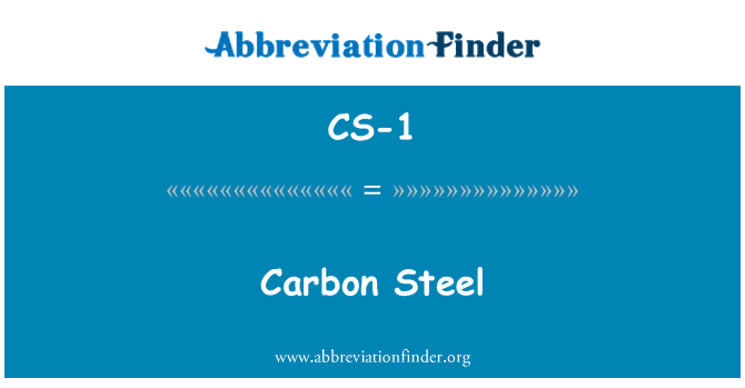 CS-1: Süsinikterasest