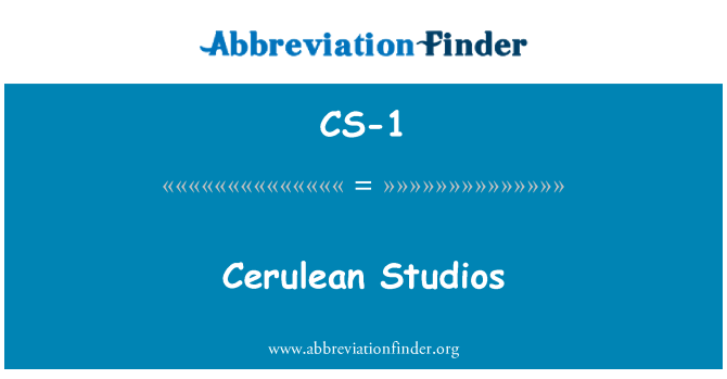 CS-1: Cerulean Studios