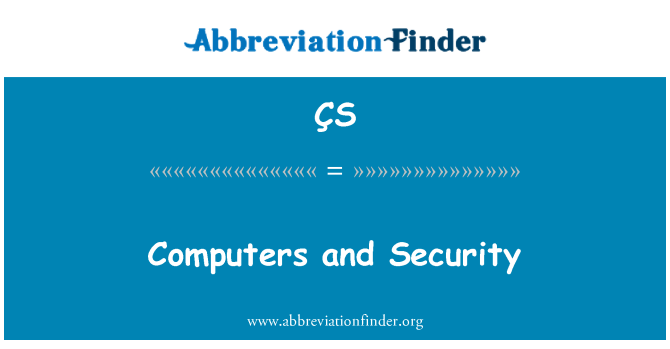 ÇS: Computers and Security