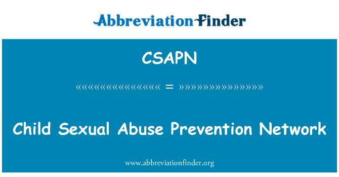 CSAPN: 어린이 성적 학대 예방 네트워크
