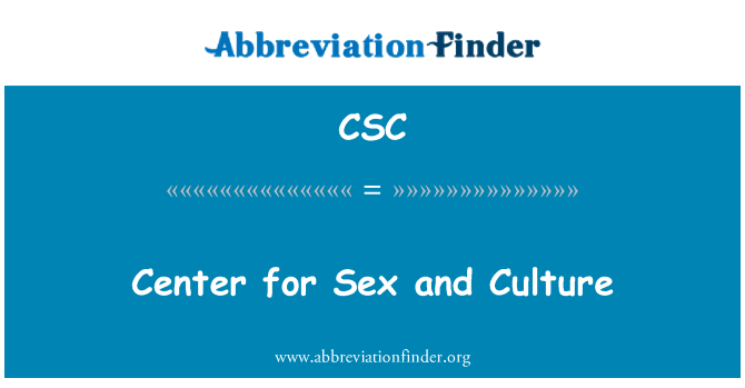 CSC: Centrum pro Sex a kulturu