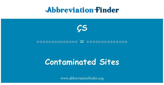 ÇS: Sitios contaminados