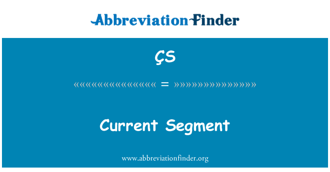 ÇS: Gjeldende Segment