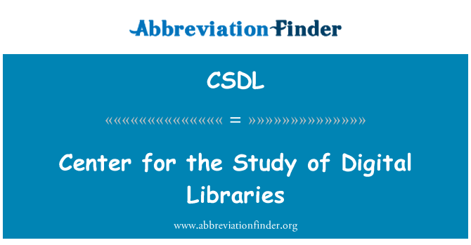 CSDL: Sant pou etidye nan bibliyotèk Digital