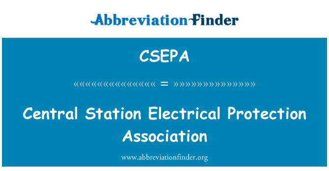 CSEPA: Estasyon santral elektrik pwoteksyon asosyasyon