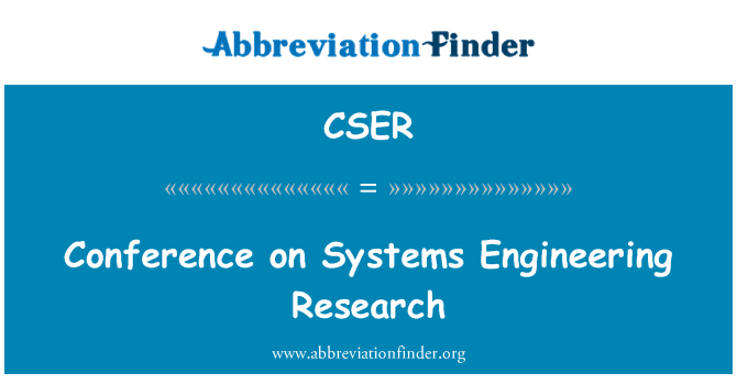 CSER: 会议系统工程研究