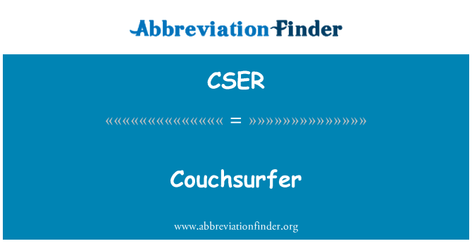 CSER: Couchsurfer