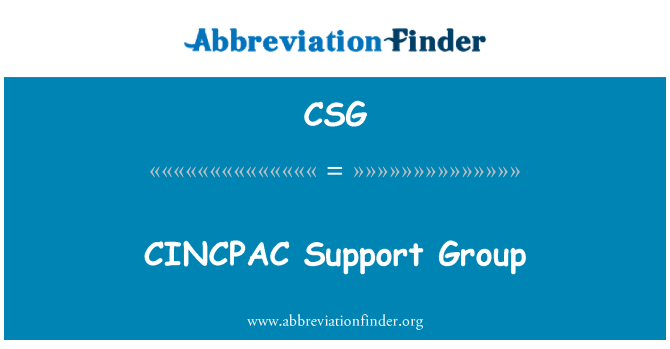 CSG: CINCPAC ομάδα υποστήριξης