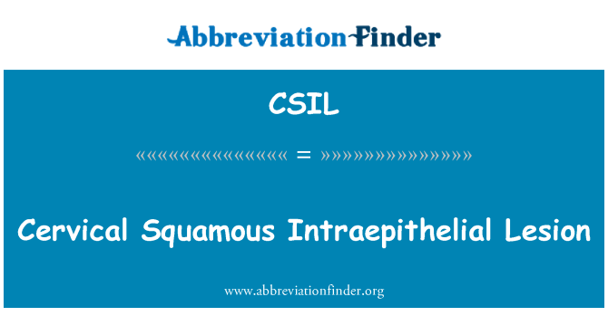 CSIL: Ferita Intraepithelial Squamous ċervikali
