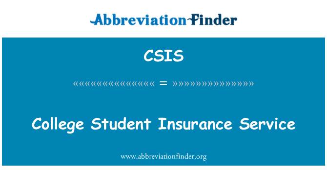 CSIS: Servei d'assegurances d'estudiant universitaris