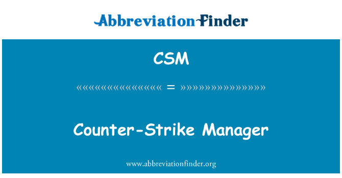 CSM: Counter-Strike Yöneticisi
