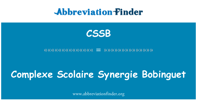 CSSB: УКП школьников Synergie Bobinguet