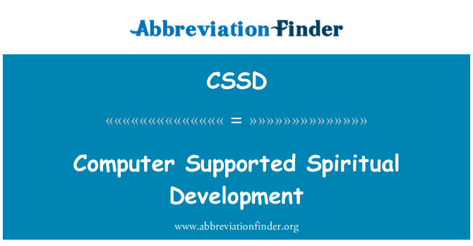 CSSD: Computer supportato lo sviluppo spirituale