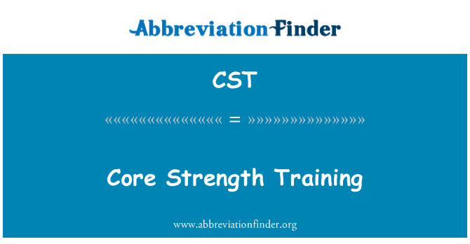 CST: Core tugevus koolitus