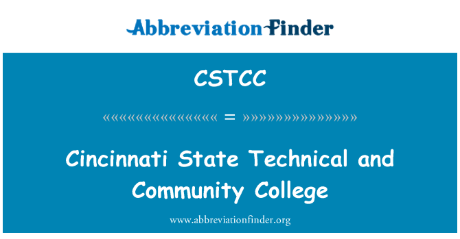 CSTCC: Cincinnati State Technical and Community College