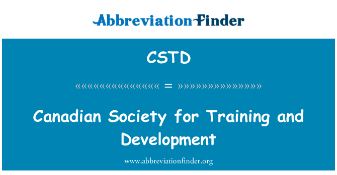 CSTD: Canadian Society for Training and Development