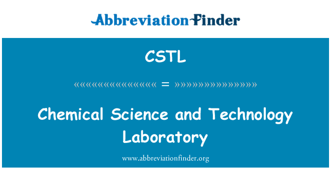 CSTL: Kemijske znanosti in tehnologije laboratorijskih