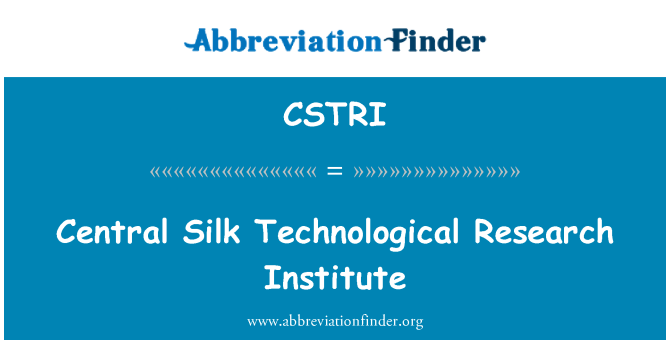 CSTRI: Institut de recerca tecnològica seda central