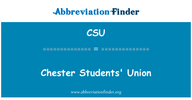 CSU: Chester Students' Union