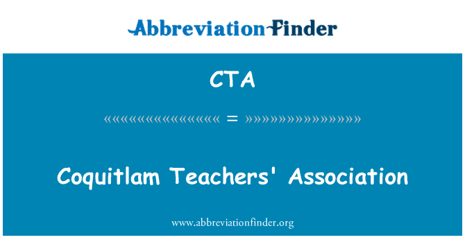 CTA: Coquitlam öğretmenler Derneği