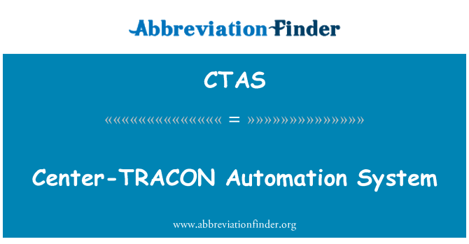 CTAS: Система за автоматизация на център-TRACON