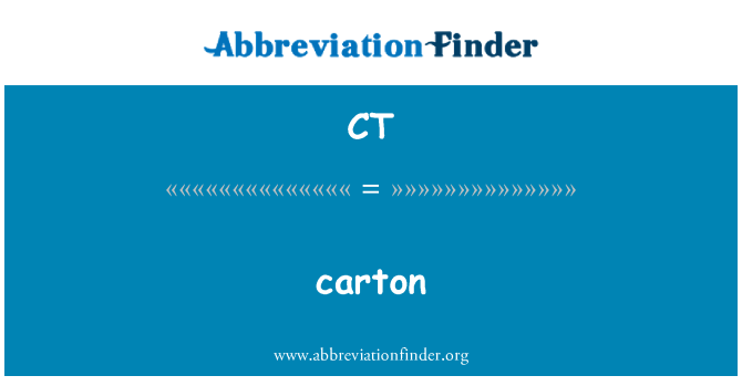 CT: كرتون