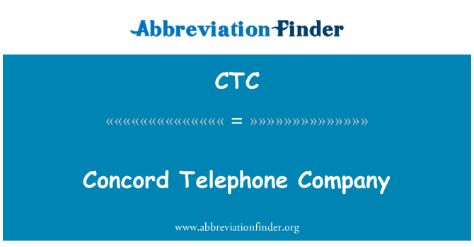 CTC: Firma telekomunikacyjna Concord
