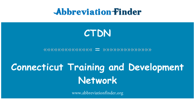 CTDN: Connecticut đào tạo và phát triển mạng